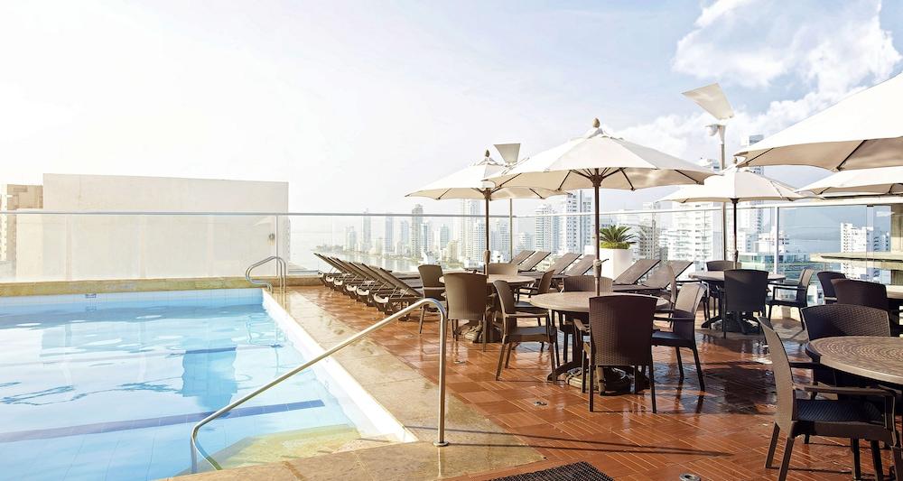 Hotel Capilla Del Mar Cartagena Exterior photo Rooftop pool