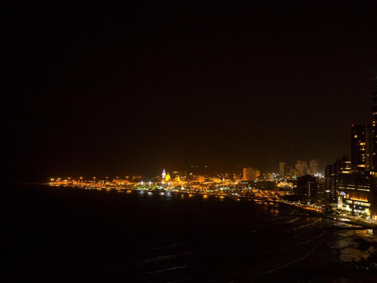 Hotel Capilla Del Mar Cartagena Exterior photo Night view of Haifa