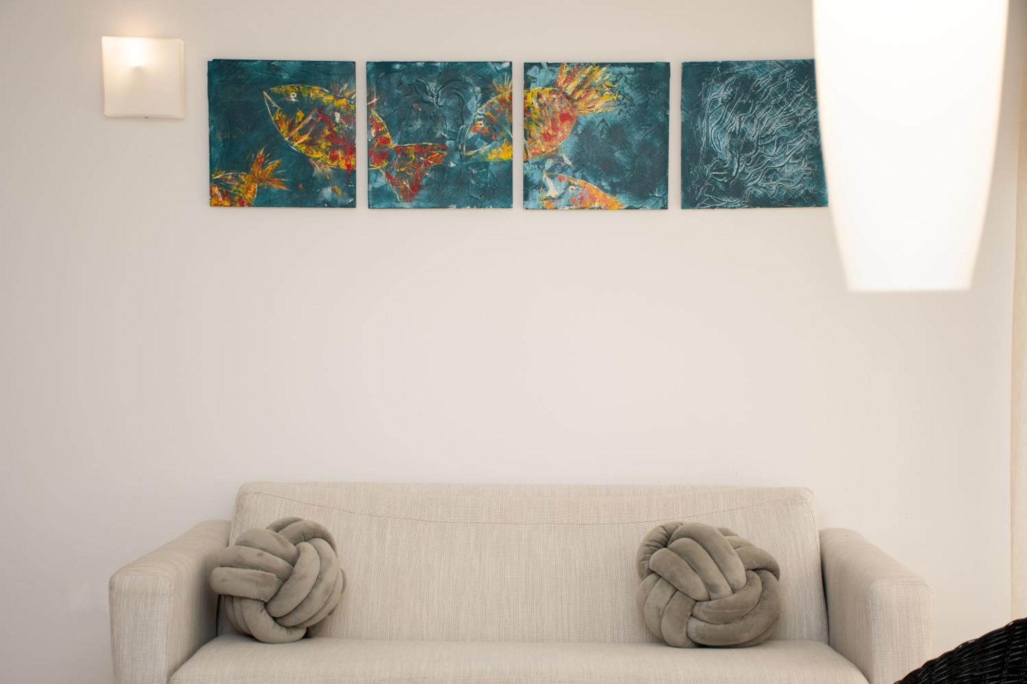 Hotel Capilla Del Mar Cartagena Exterior photo A set of four paintings by the artist